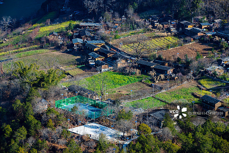 云南省怒江州贡山县丙中洛桃花岛图片素材