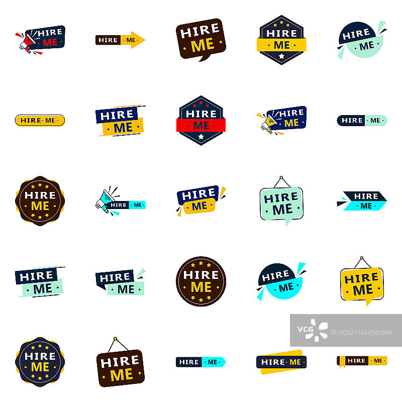 25个雇佣包吸引雇主注意力图片素材