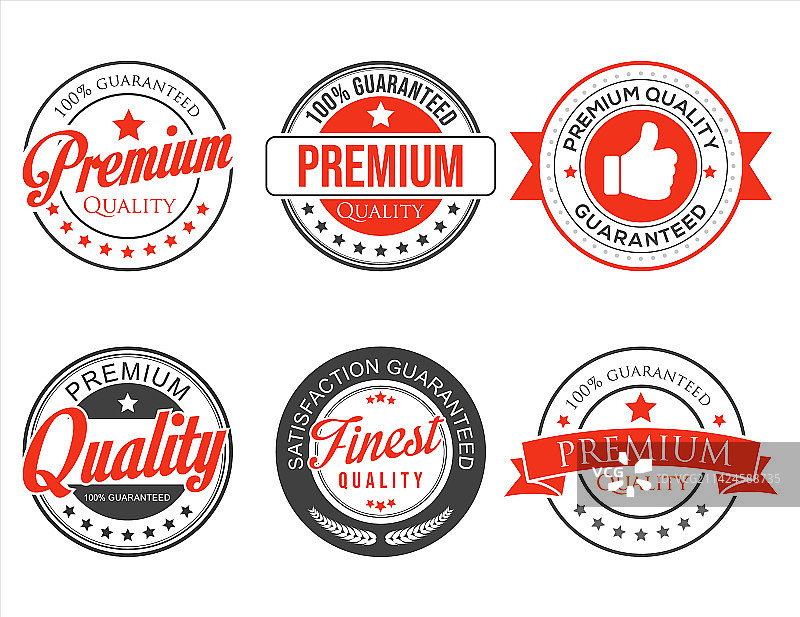 优质复古黑白标签图片素材