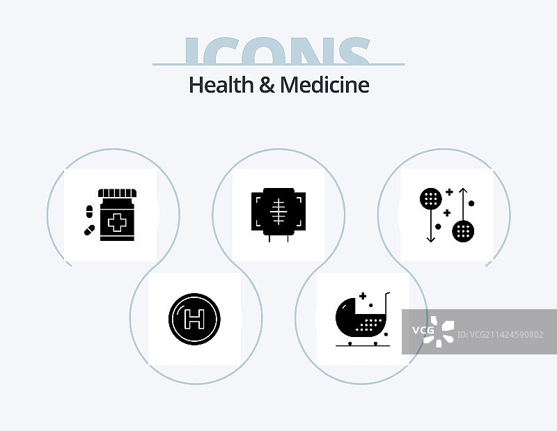 健康和医药象形文字图标包5图标设计图片素材