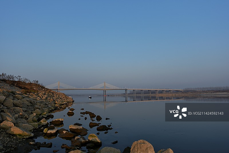 潜江汉江大桥图片素材