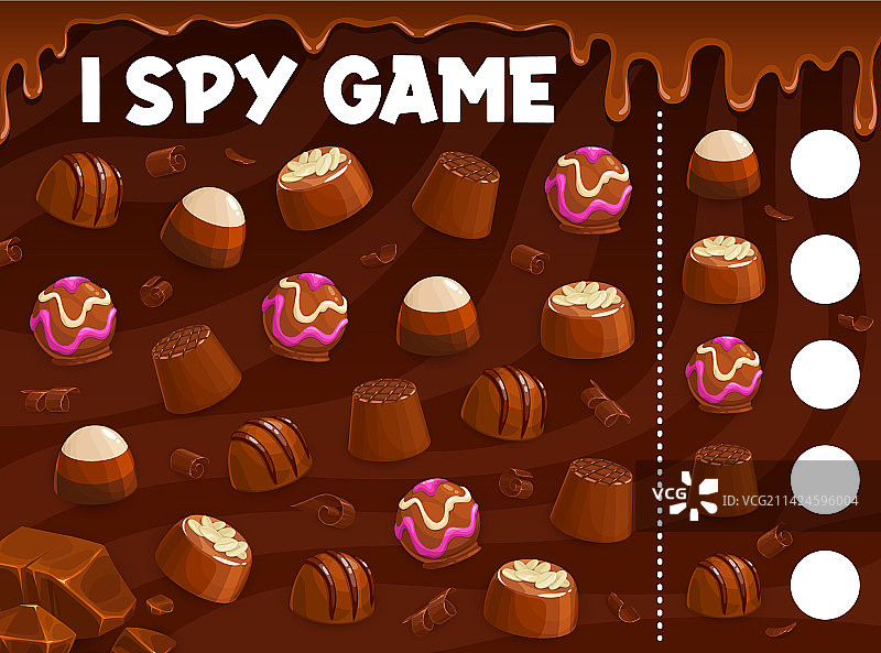 巧克力果仁糖找物游戏图片素材