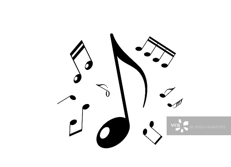 音符歌曲旋律图片素材