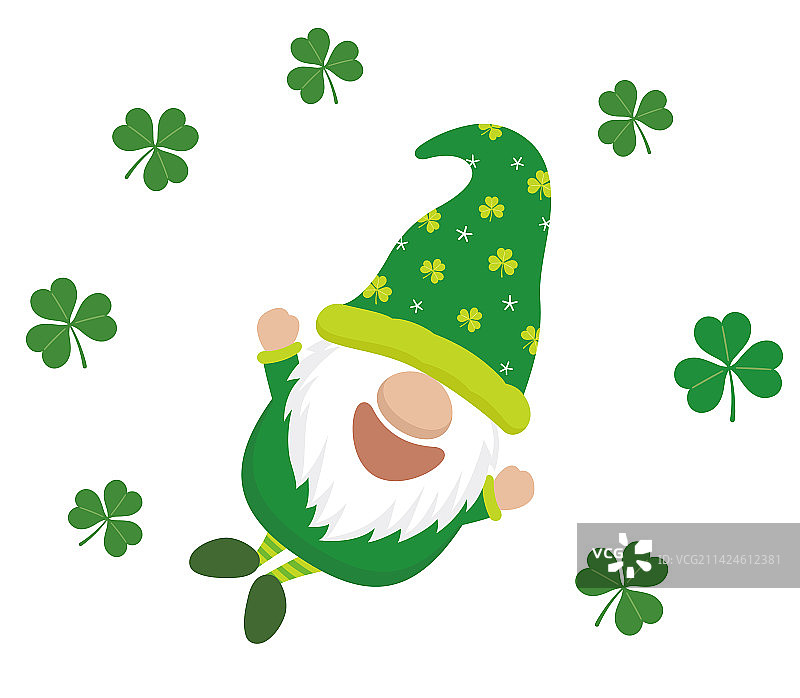 圣帕特里克节象征角色图片素材