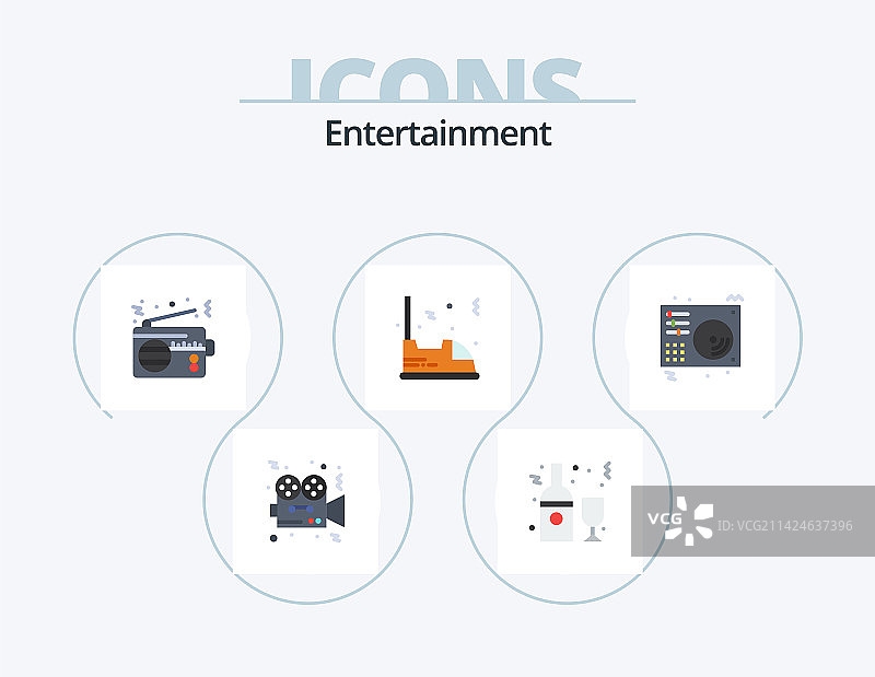 娱乐扁平图标包5图标设计旅游图片素材