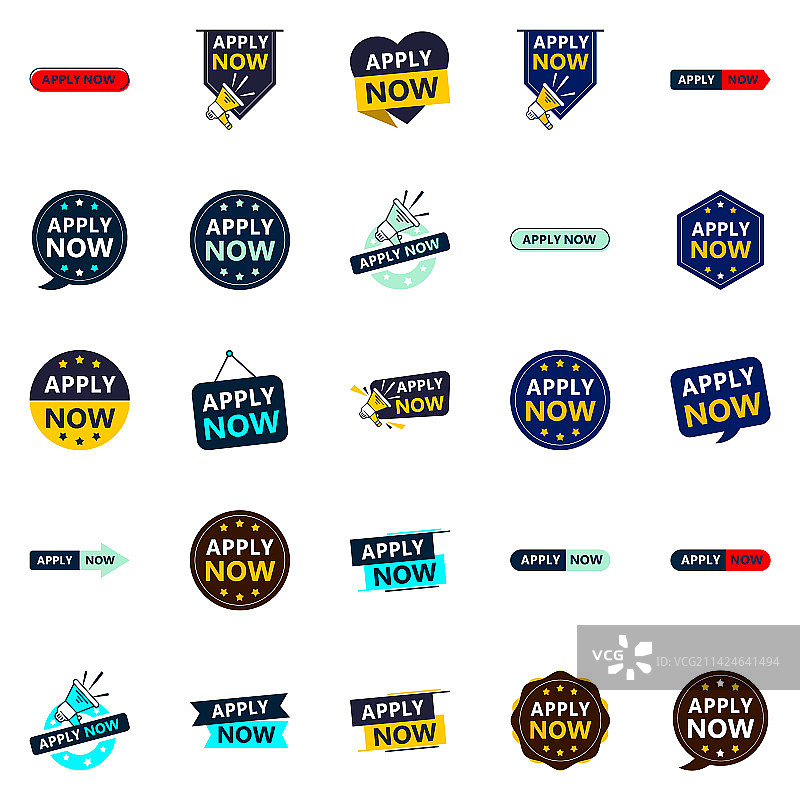 25款引人注目的立即申请banner，助您取得成果图片素材