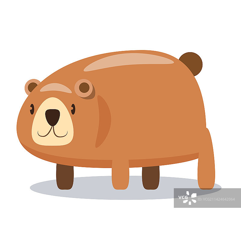 熊卡通角色图片素材