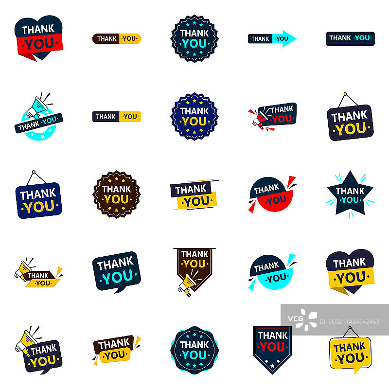 25个表达感谢的多功能图像图片素材