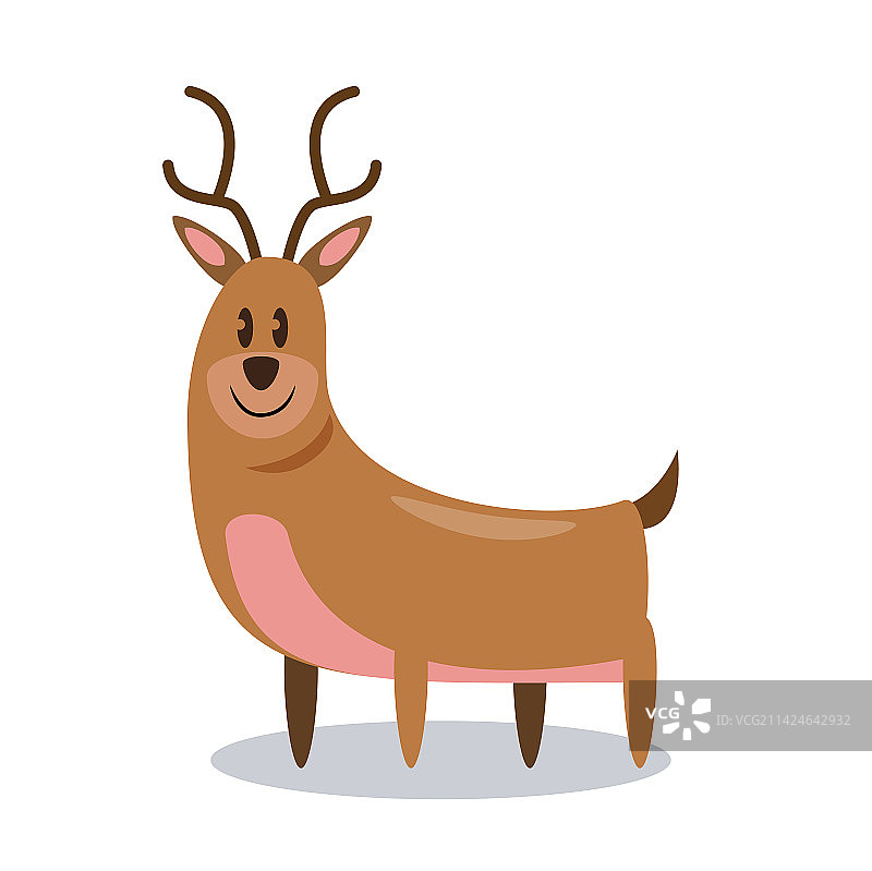 小鹿卡通角色图片素材