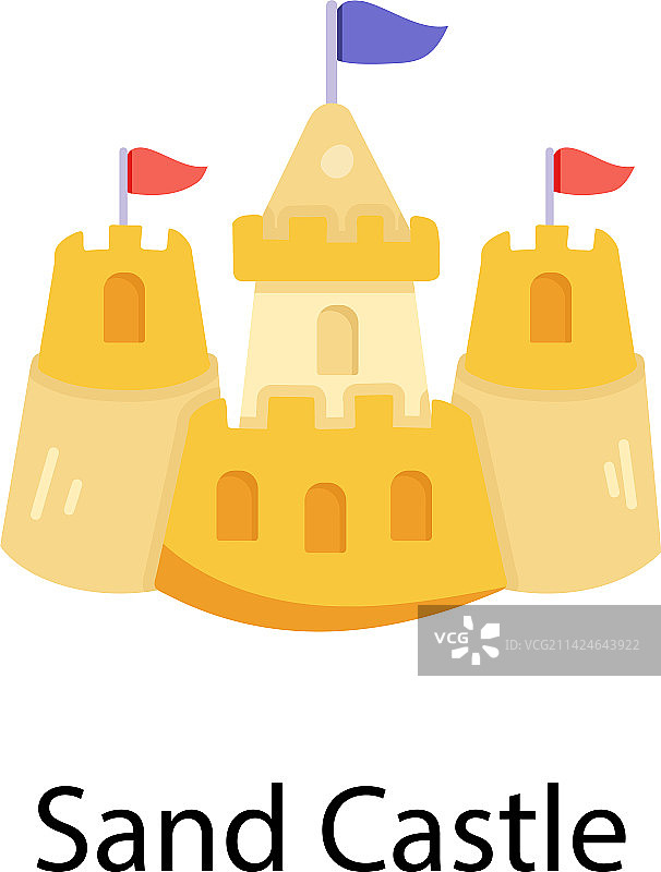 沙堡图片素材