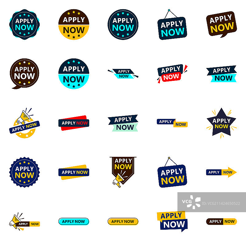 25个动态“立即申请”banner图片素材