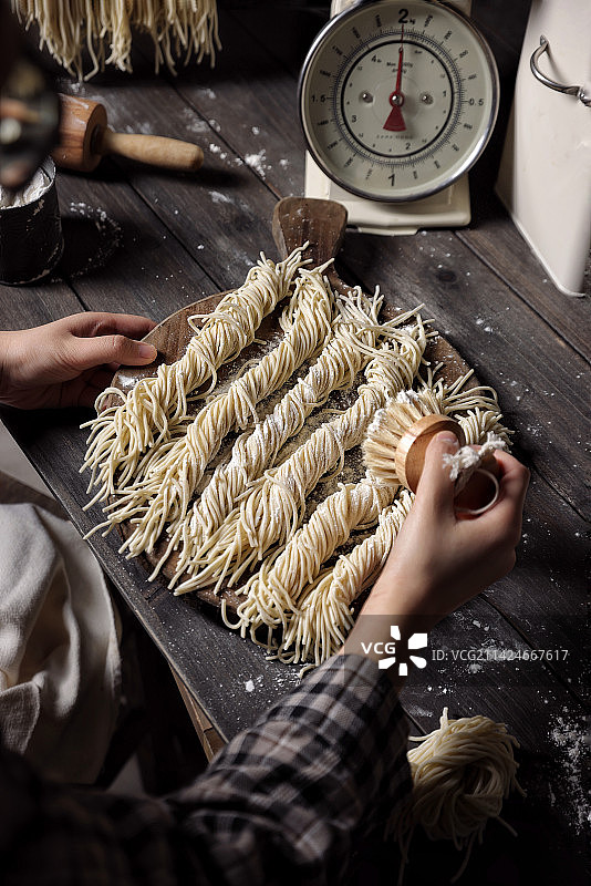 手擀面图片素材