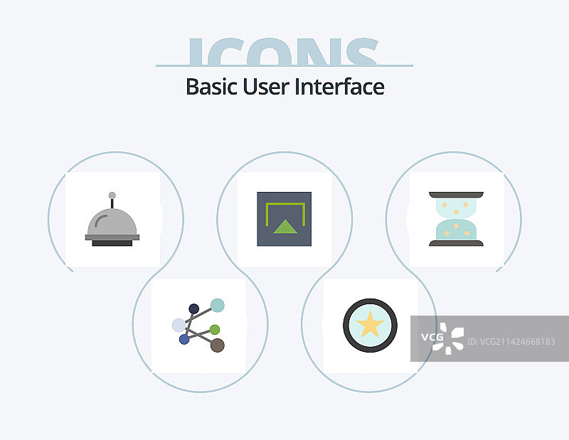 基础扁平图标包5图标设计空气加载图片素材
