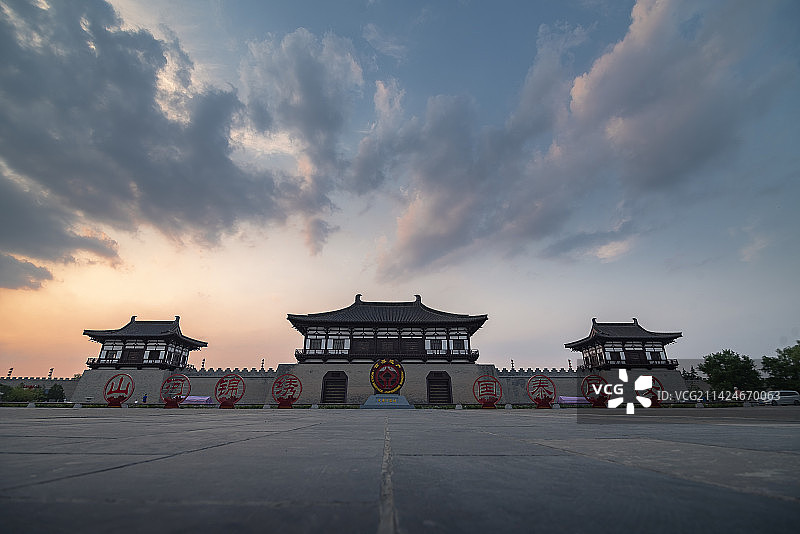 隋唐洛阳城之定鼎门图片素材