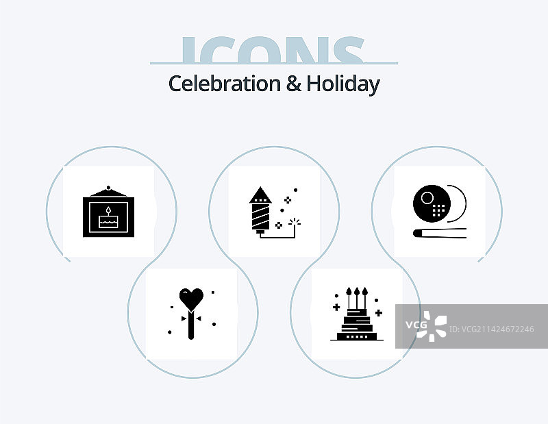 庆祝和节日符号图标包5图片素材