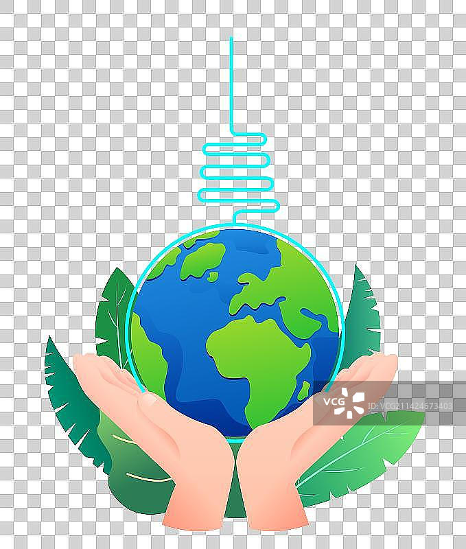 地球一小时地球日关爱地球图片素材
