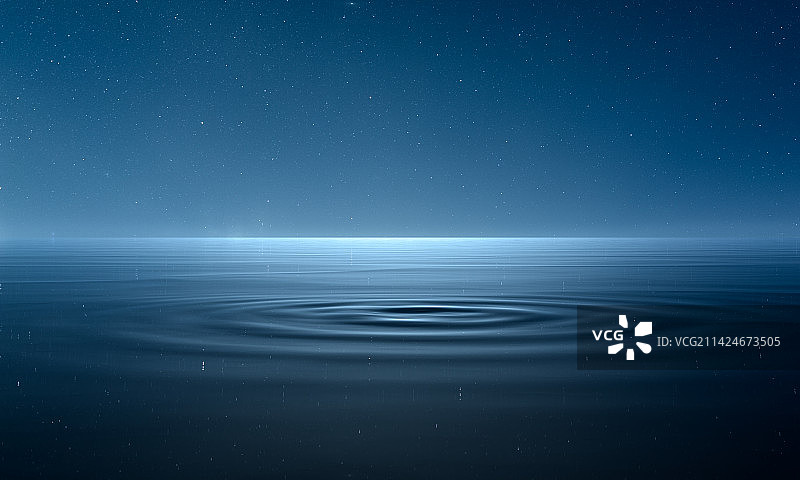 蓝色背景下的水-蓝色背景下的抽象背景-蓝色概念科技背景图图片素材