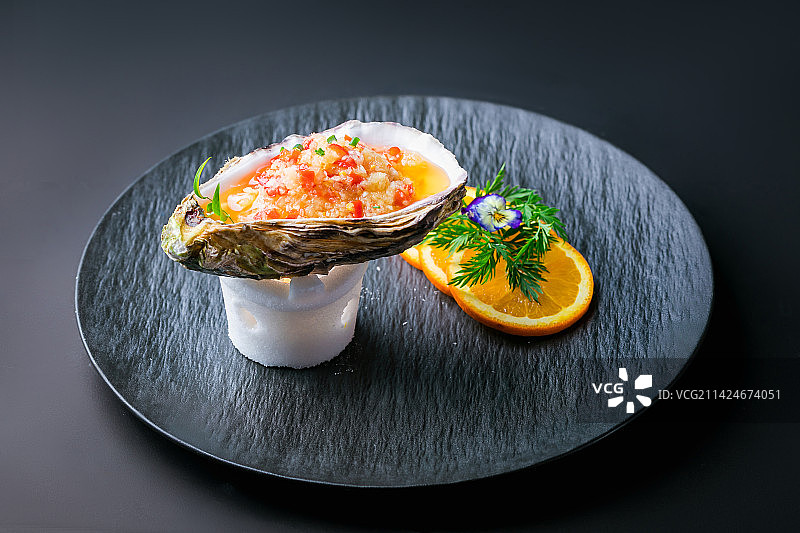 蒜蓉生蚝图片素材