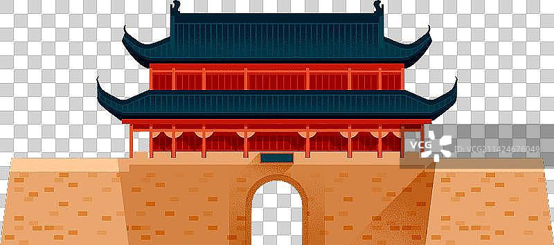 宜春_袁州谯楼-中国城市钟鼓楼系列-古典建筑系列图片素材