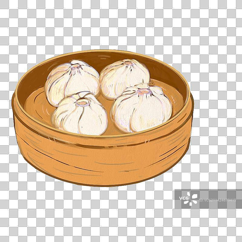 一笼包子图片素材