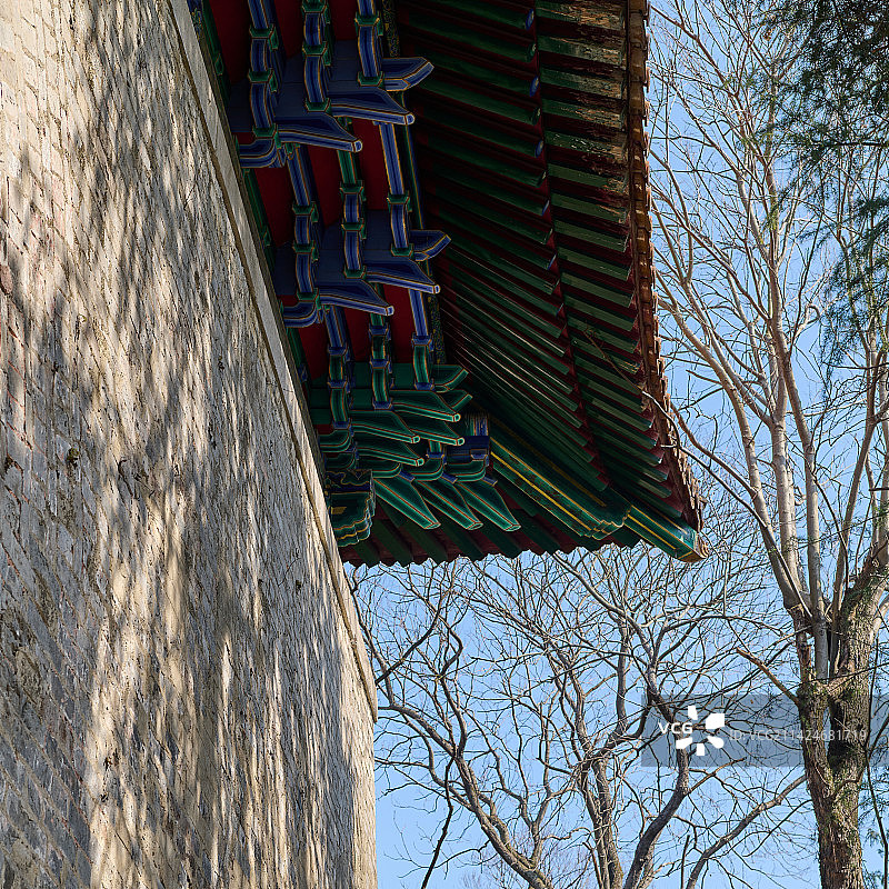 大明孝陵神功圣德碑亭图片素材