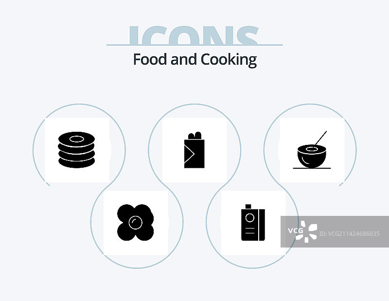 食物标志图标包5之椰子汁图标设计图片素材