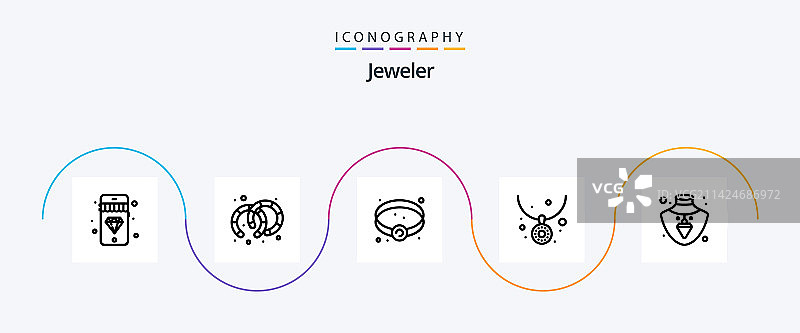 珠宝线稿5图标包图片素材