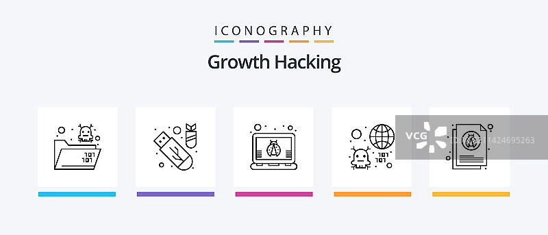 黑客线5图标包，包含退回邮件图片素材