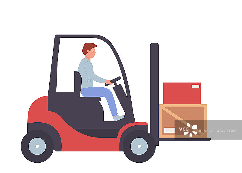 仓库保管员装卸工图片素材