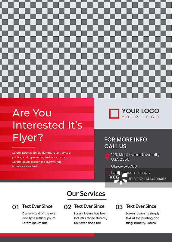 宣传单90图片素材