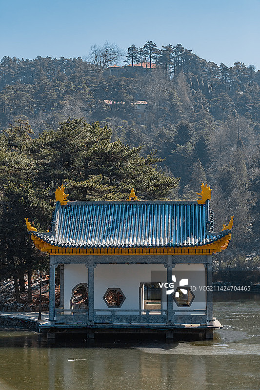 庐山如琴湖图片素材