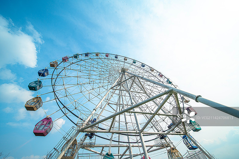 贵州省贵阳市的摩天轮游乐场图片素材