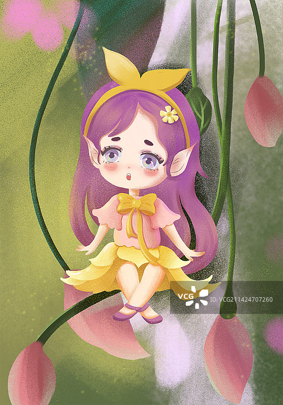 花朵精灵图片素材