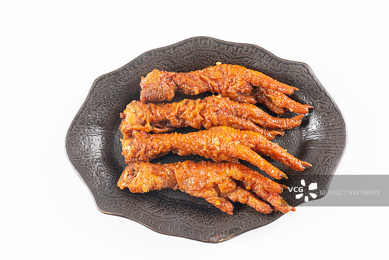 香辣鸡爪图片素材