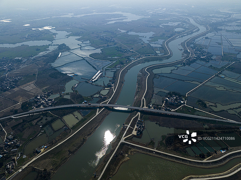 安徽省芜湖市南陵县许镇镇黄墓村风光图片素材