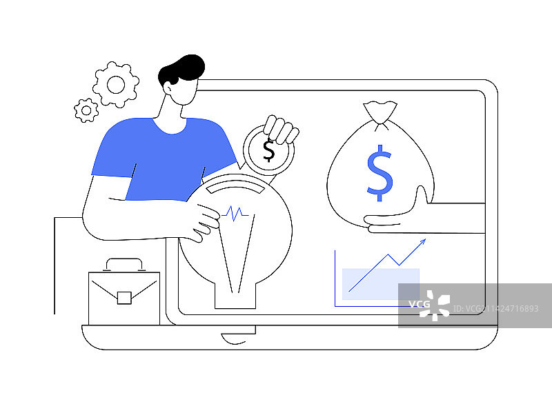 众筹抽象概念图片素材