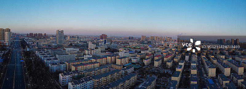 盘锦 兴隆台区 地标 航拍 城市图片素材
