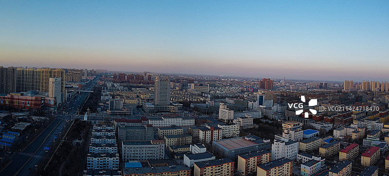 盘锦 兴隆台区 地标 航拍 城市图片素材