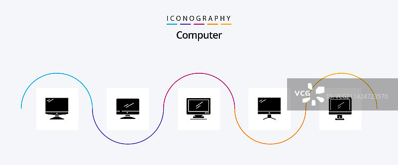 电脑符号5图标包图片素材