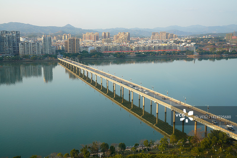 江西赣州渡江大桥风景风光图片素材