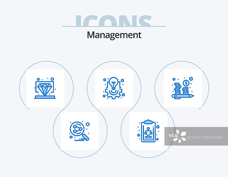 管理蓝色图标包5图标设计币图片素材