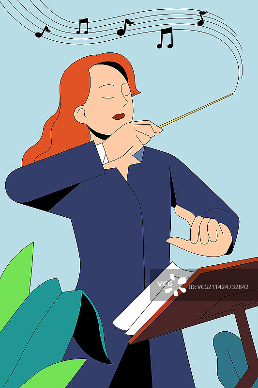 指挥家图片素材