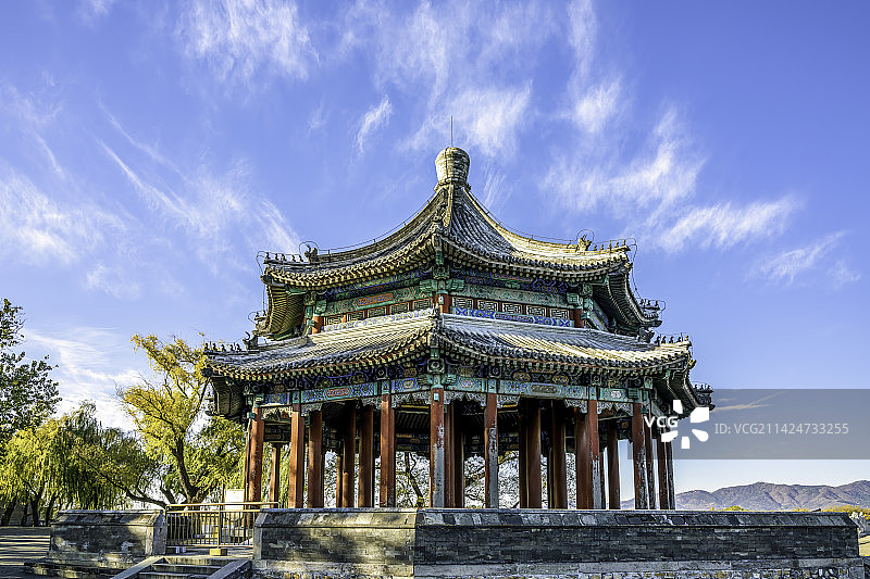 颐和园廓如亭图片素材