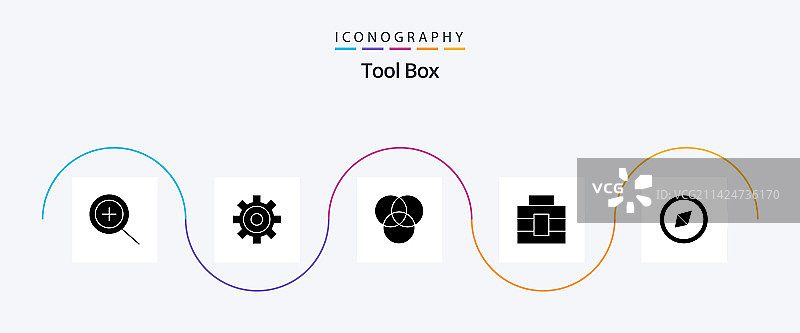 包含方向的工具字形5图标包图片素材