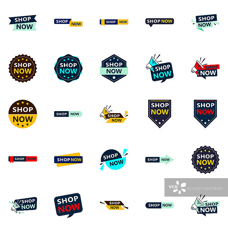 25个创意立即购买促销banner图片素材