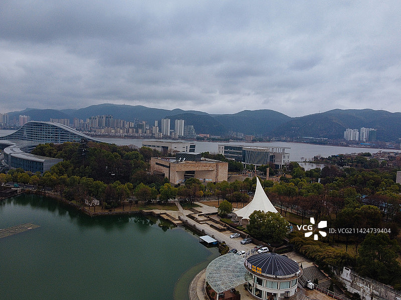 黄石 人民广场 兰博基尼酒店 广电大楼 体育馆 博物馆 磁湖图片素材