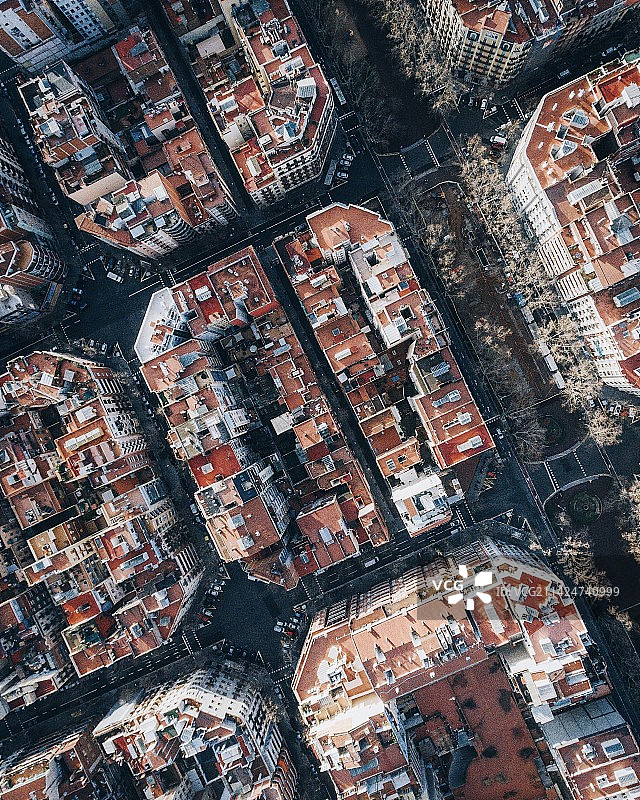 巴塞罗那建筑群图片素材