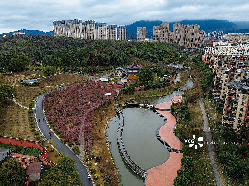 九江 南山公园 濂溪区 十里大道 昌九快速路 净居山 广佛寺图片素材