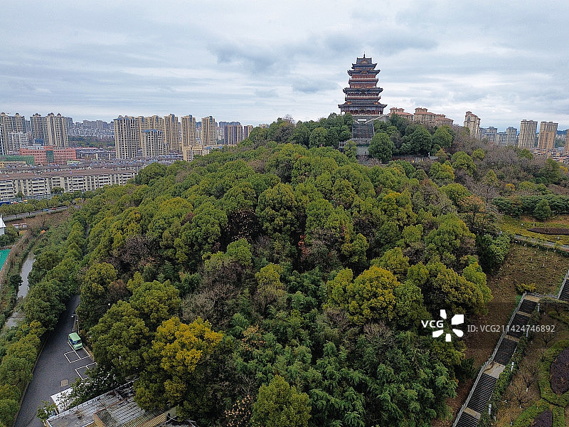 九江 南山公园 濂溪区 十里大道 昌九快速路 净居山 广佛寺图片素材