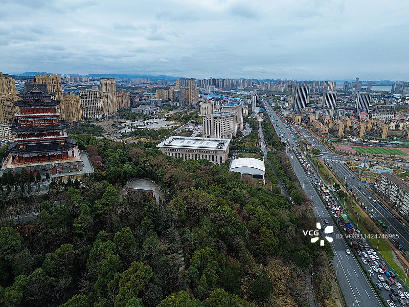 九江 南山公园 濂溪区 十里大道 昌九快速路 净居山 广佛寺图片素材